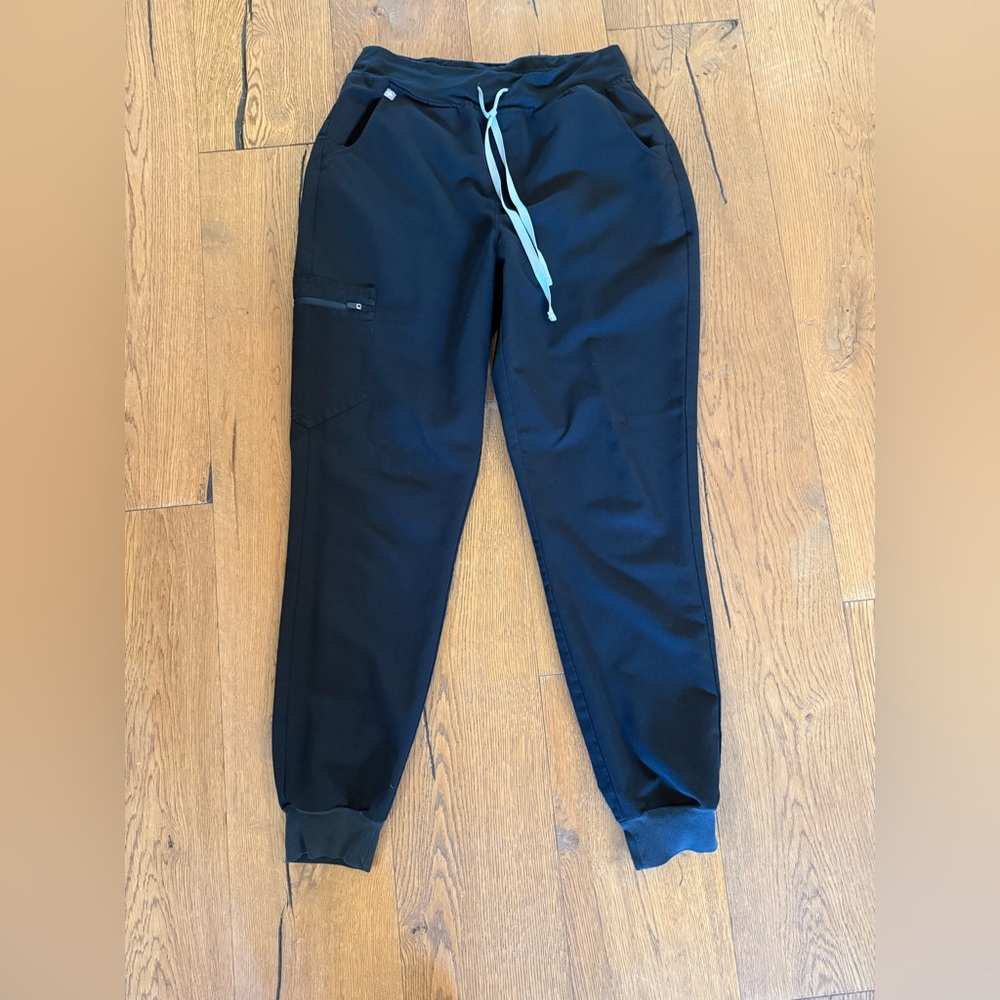 Figs Black Jogger Pants